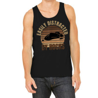 Easily Distracted By Rocks Geology Rock Collecting Geologist Tank Top | Artistshot