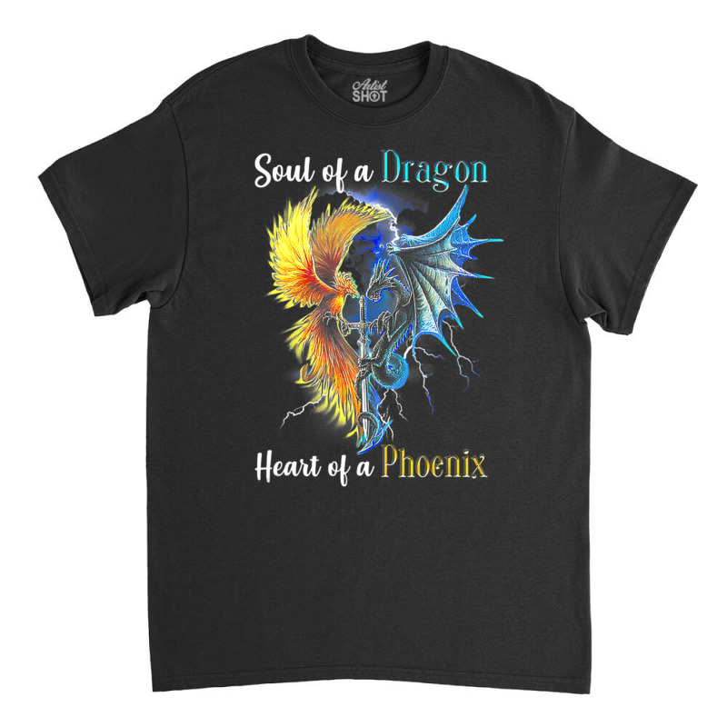 Soul Of A Dragon Heart Of A Phoenix Women Classic T-shirt by cm-arts | Artistshot