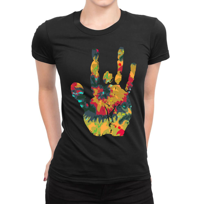 Tie Dye Jerry Vintage Ladies Fitted T-Shirt by Crowley Tidwell | Artistshot