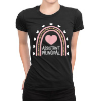 Principal Assistant Director Rainbow Leopard School Head Edu Ladies Fitted T-shirt | Artistshot