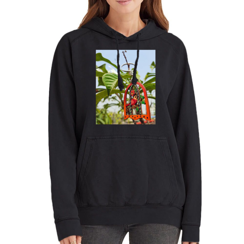 Bird In A Cage Singing The Natures Song Vintage Hoodie | Artistshot