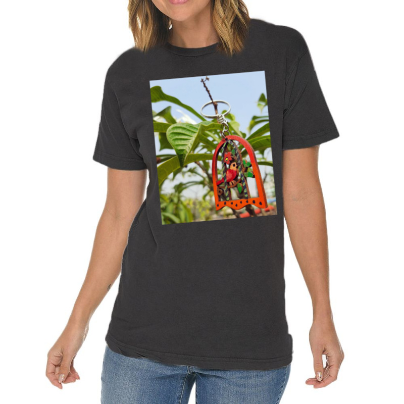 Bird In A Cage Singing The Natures Song Vintage T-shirt | Artistshot