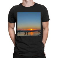 Brighton Golden Sunset T-shirt | Artistshot