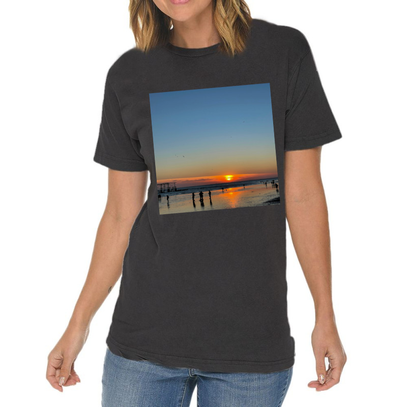 Brighton Golden Sunset Vintage T-shirt | Artistshot