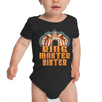 Ringmaster Sister   Circus Birthday Party Baby Bodysuit | Artistshot