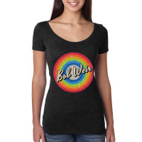 Vintage Style Circle - Bob Weir Women's Triblend Scoop T-shirt | Artistshot