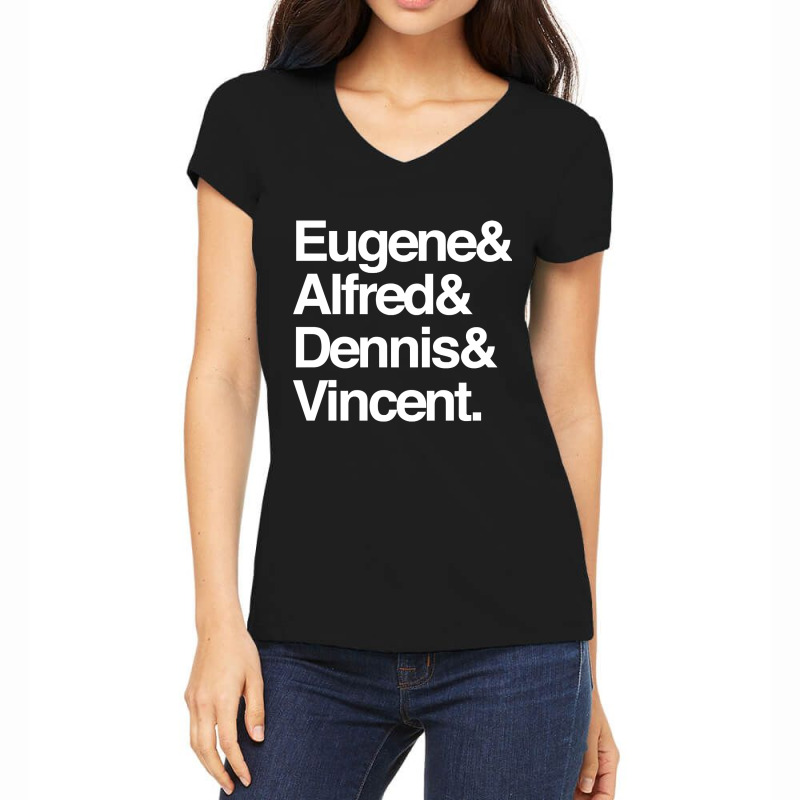 Names & Ghost Fights Women's V-Neck T-Shirt by guppiessetting | Artistshot