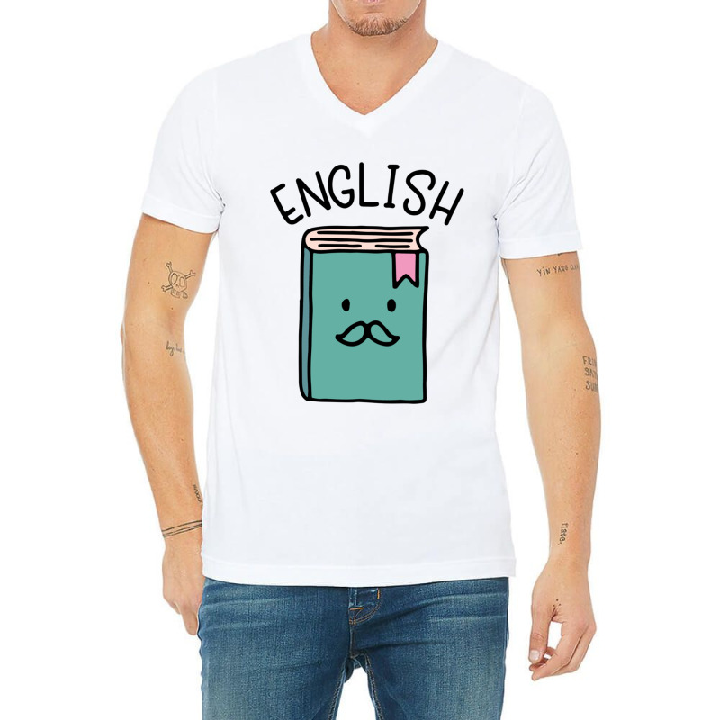 Subject English V-neck Tee | Artistshot