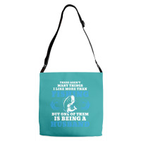 Fishing Husband Adjustable Strap Totes | Artistshot