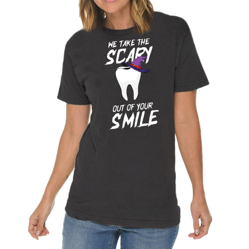 Teeth Witch Diy Halloween Costume Dental Assistant Dentist Vintage T-Shirt by cm-arts | Artistshot