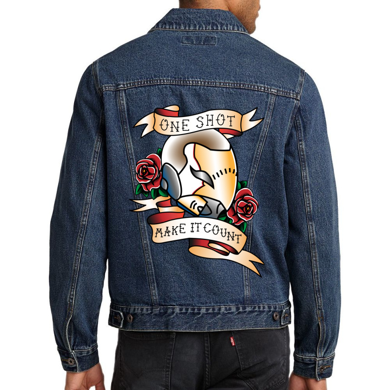 One Shot Men Denim Jacket by MONIQUEWORTH | Artistshot