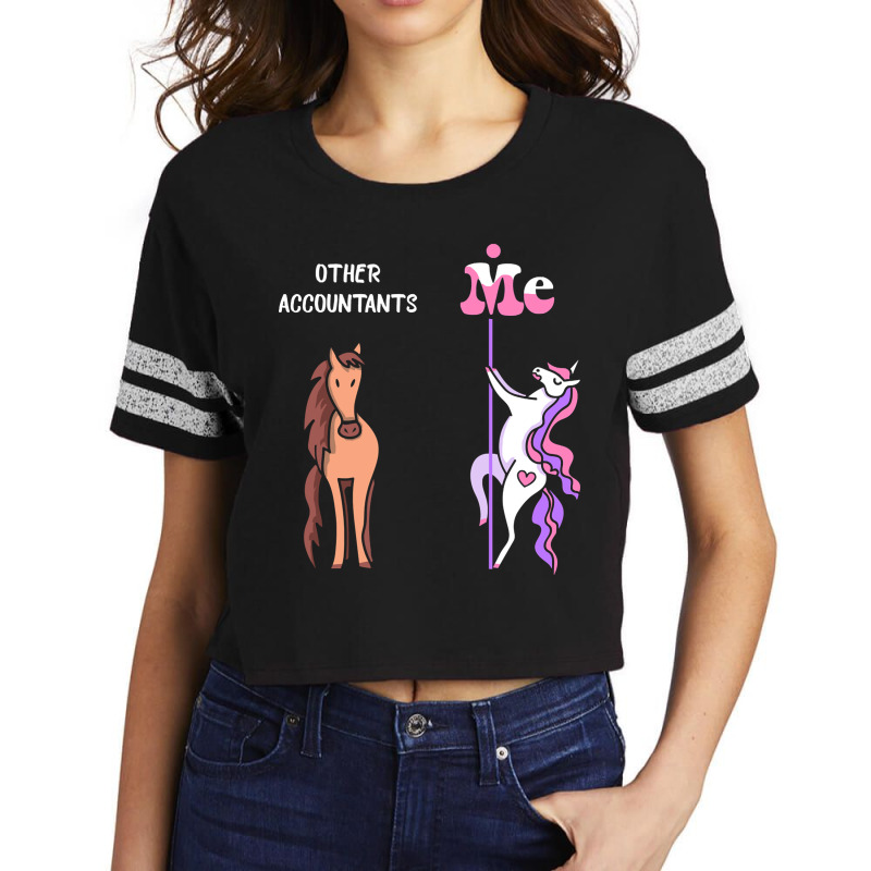 Other Accountants Me Tee Unicorn Accountant Funny Gift Idea Accountant Scorecard Crop Tee by guppiessetting | Artistshot