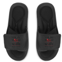 I Can Be Trusted With Sharp Objects Slide Sandal | Artistshot