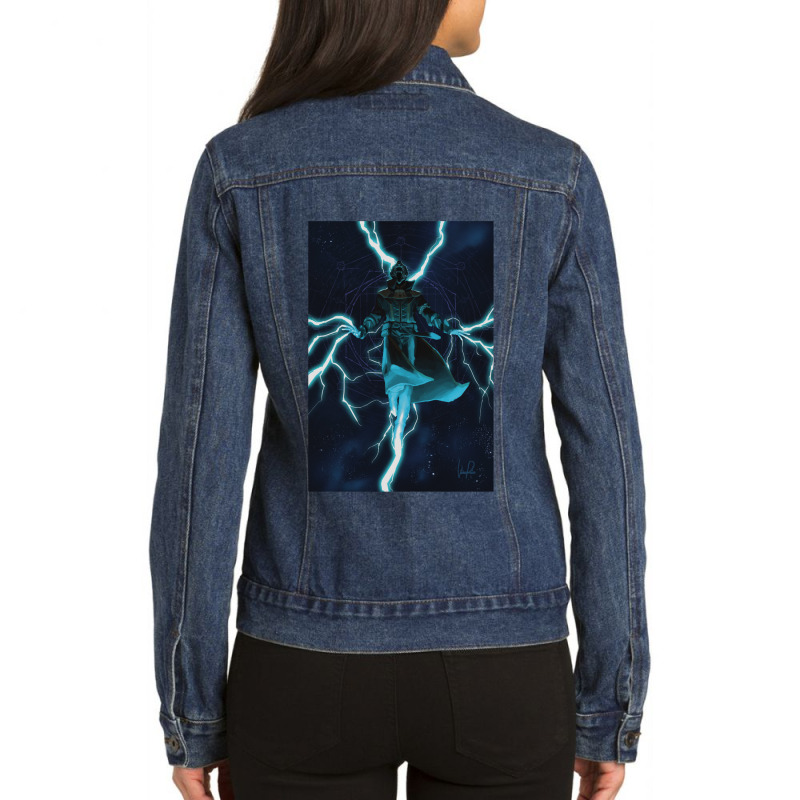 Stormcaller Ladies Denim Jacket by MONIQUEWORTH | Artistshot