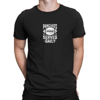 Football Offensive Lineman Pancakes Served Daily Vintage Men T-shirt | Artistshot