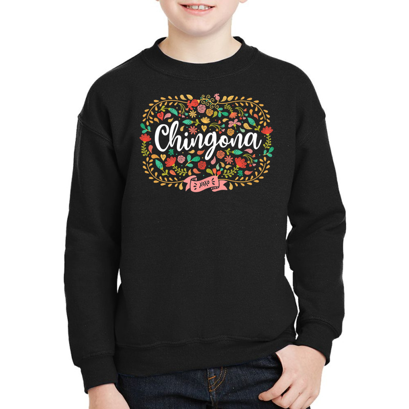 Latina Pride Feminist Chingona Mexican Women Girl Gift Youth Sweatshirt by thutrinh | Artistshot