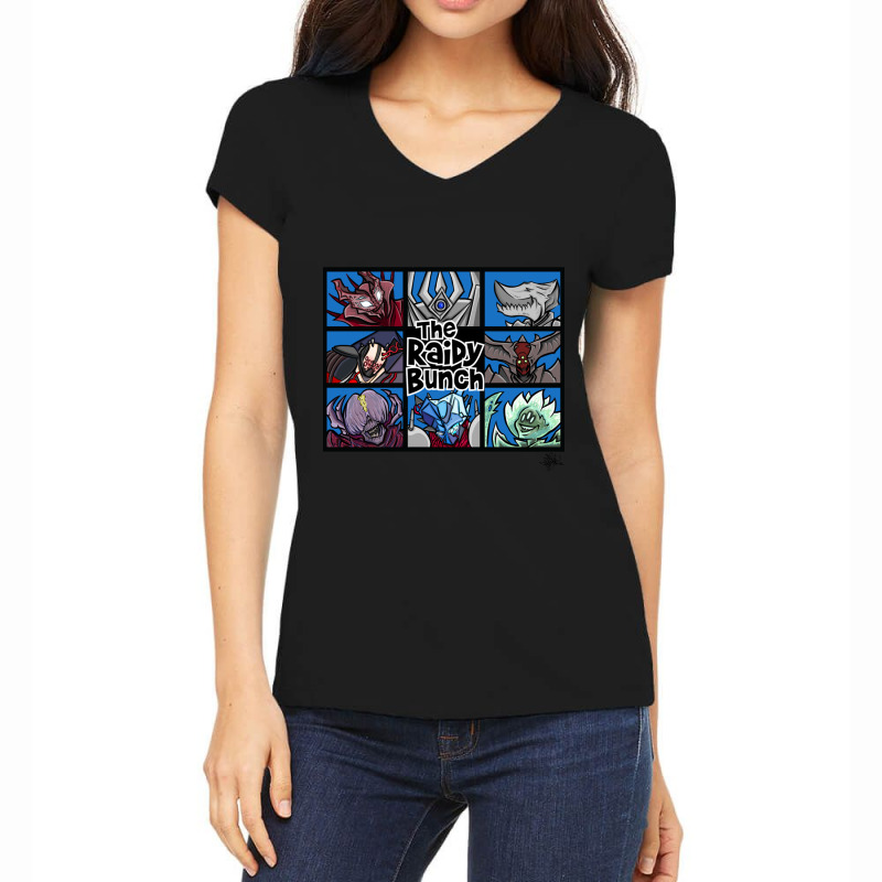 The Raidy Bunch Women's V-Neck T-Shirt by MONIQUEWORTH | Artistshot