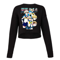 Sailor Uranus Haruka Tenou, Sailor, Uranus, Haruka, Tenou, Sailor Uran Cropped Sweater | Artistshot