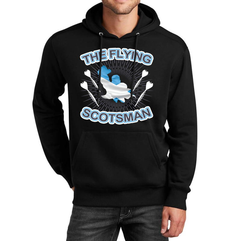 Darts The Flying Scotsman Darter Unisex Hoodie by THOMASMANUEL | Artistshot