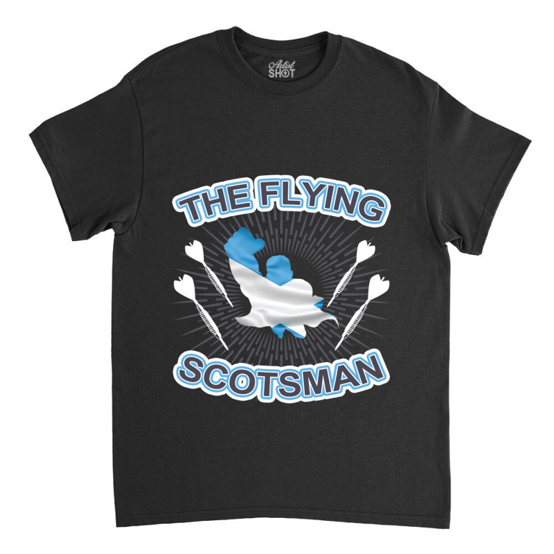 Darts The Flying Scotsman Darter Classic T-shirt by THOMASMANUEL | Artistshot