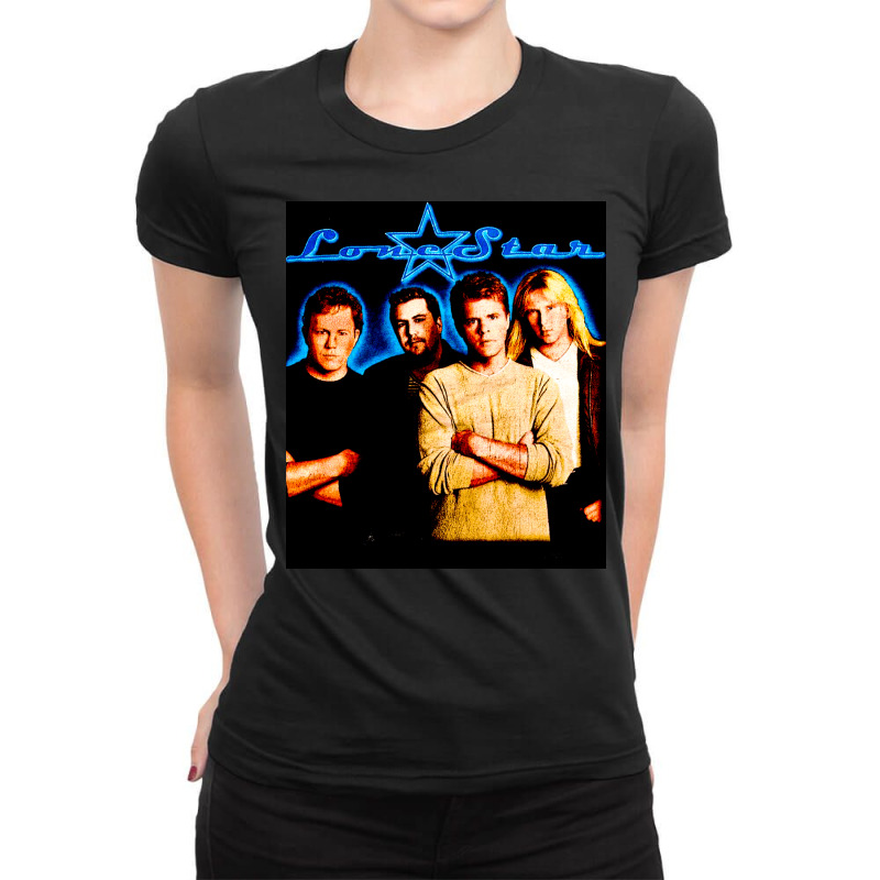 Lonestar Pop Country, Lonestar, Pop, Country, Lonestar Pop Countrys, L Ladies Fitted T-Shirt by cm-arts | Artistshot