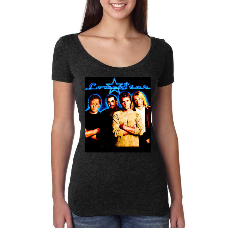 Lonestar Pop Country, Lonestar, Pop, Country, Lonestar Pop Countrys, L Women's Triblend Scoop T-shirt by cm-arts | Artistshot