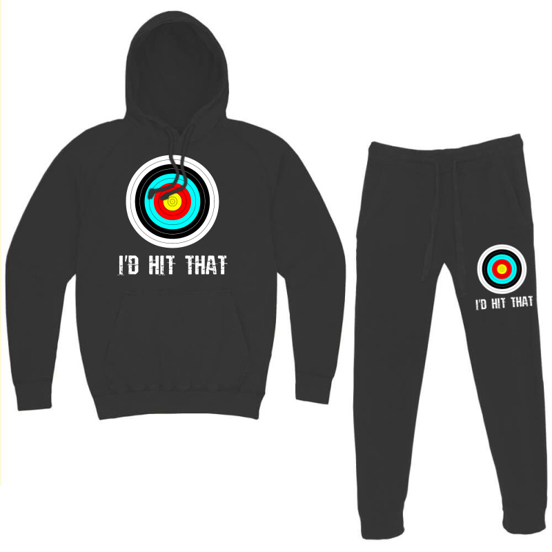 I'd Hit That Archery Shooting Target Funny Hoodie & Jogger Set | Artistshot