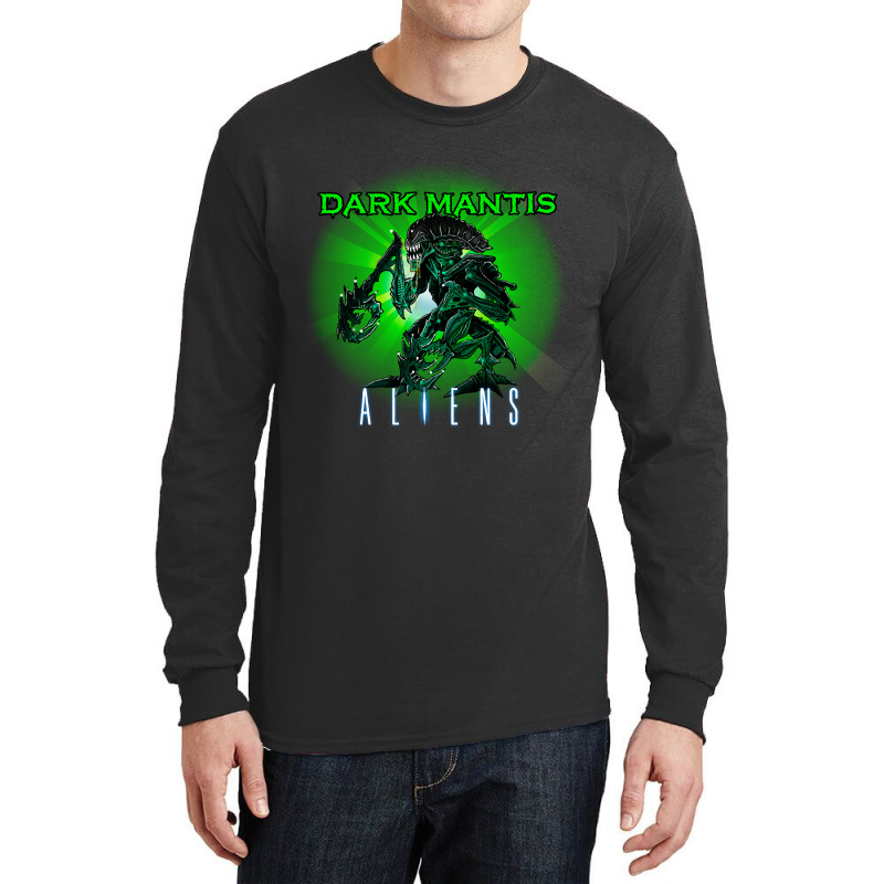 Dark Mantis Alien Long Sleeve Shirts by Adcock Salmon | Artistshot