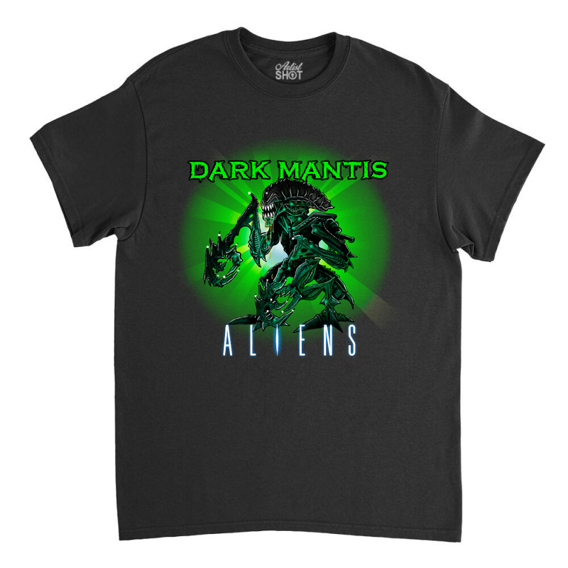 Dark Mantis Alien Classic T-shirt by Adcock Salmon | Artistshot