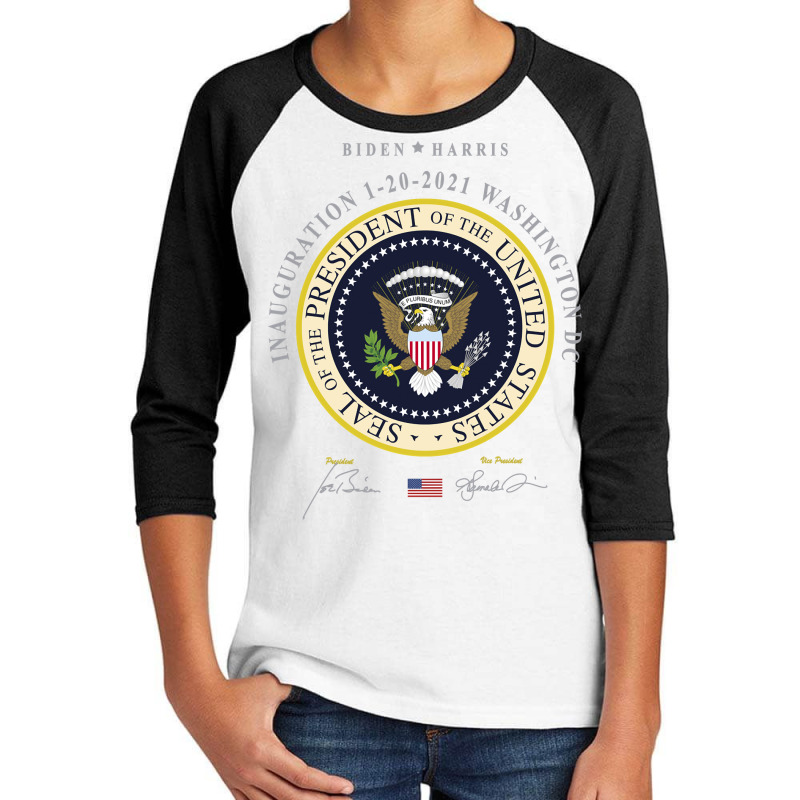 Joe Biden Kamala Presidential Inauguration Long Sleeve T Shirt Youth 3/4 Sleeve | Artistshot