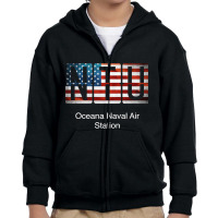 Ntu Oceana Naval Air Station Youth Zipper Hoodie | Artistshot