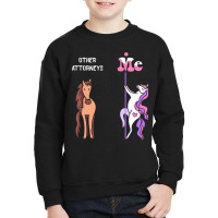 Other Attorneys Me Tee Unicorn Attorney Funny Gift Idea Attorney Tshir Youth Sweatshirt | Artistshot