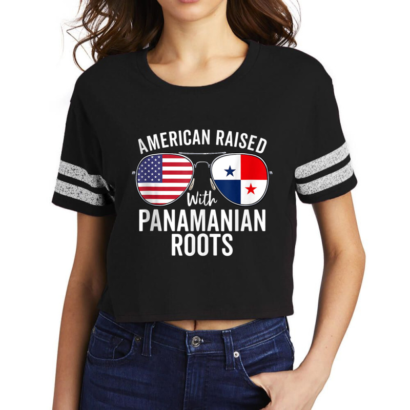 American Raised With Panamanian Roots Usa Panama Flag Tank Top Scorecard Crop Tee by cm-arts | Artistshot