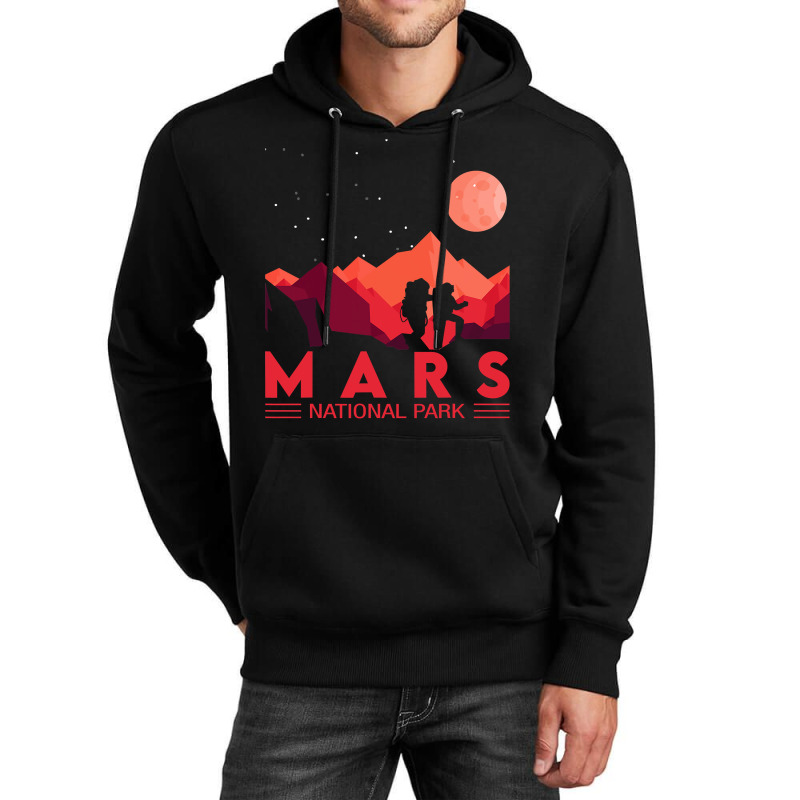 Red Mars Planet  Space National Park  Funny Mars Unisex Hoodie | Artistshot