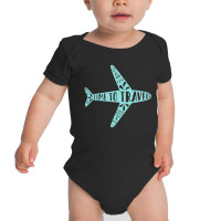 Time To Travel. Baby Bodysuit | Artistshot