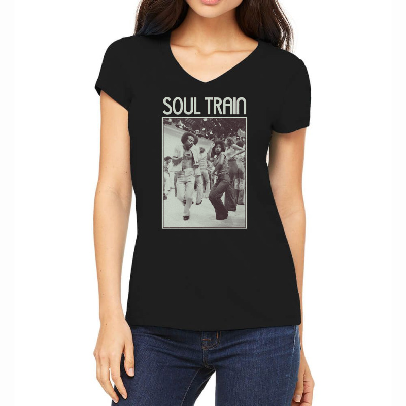 Soul Train Party Classic Tee 70s Women's V-Neck T-Shirt by Kanmopsuk45 | Artistshot