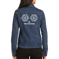 Yes They're Natural Ladies Denim Jacket | Artistshot