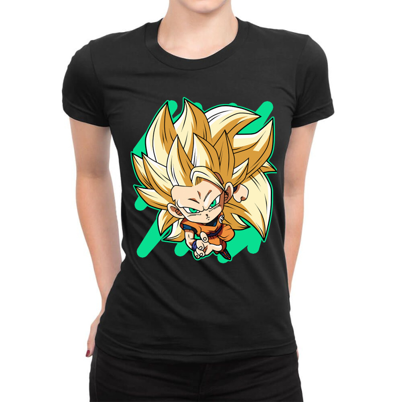 Ssj3 Ladies Fitted T-Shirt by bummercaught | Artistshot