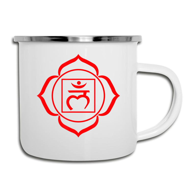 Root Chakra Symbol Red Muladhara Yogi Yoga Camper Cup | Artistshot