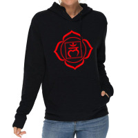 Root Chakra Symbol Red Muladhara Yogi Yoga Lightweight Hoodie | Artistshot