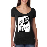 Starlight Pin Up Design Women's Triblend Scoop T-shirt | Artistshot