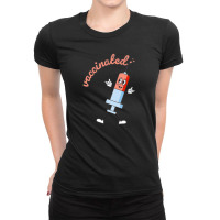 Vaccinated Ladies Fitted T-shirt | Artistshot