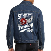 Sunday Funday Men Denim Jacket | Artistshot