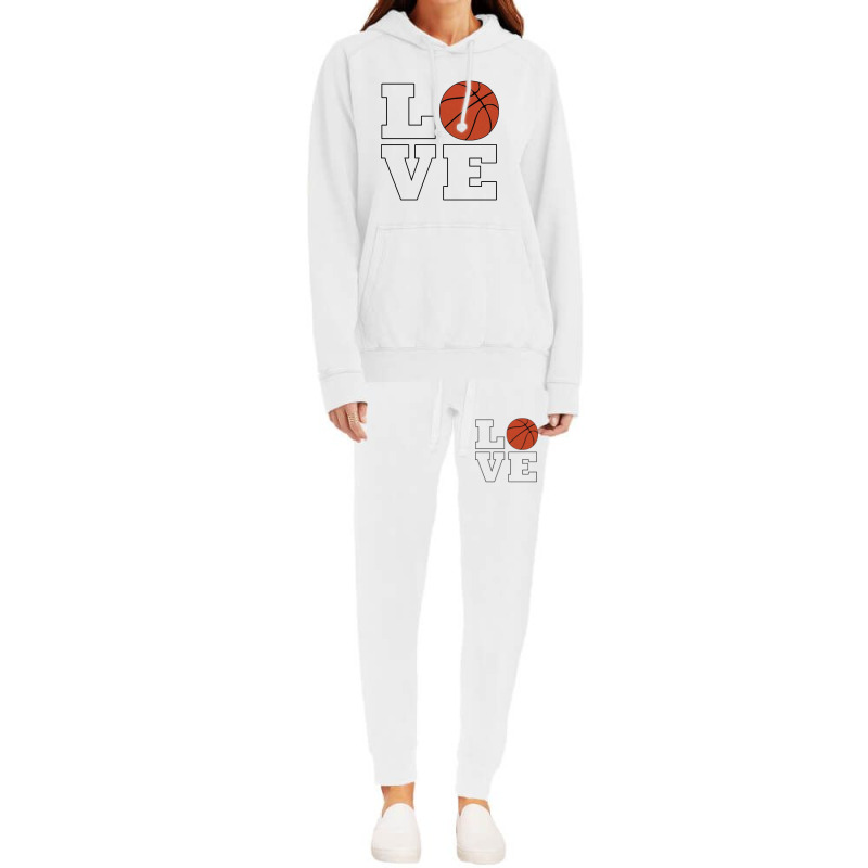 Basketball Love Hoodie & Jogger Set | Artistshot