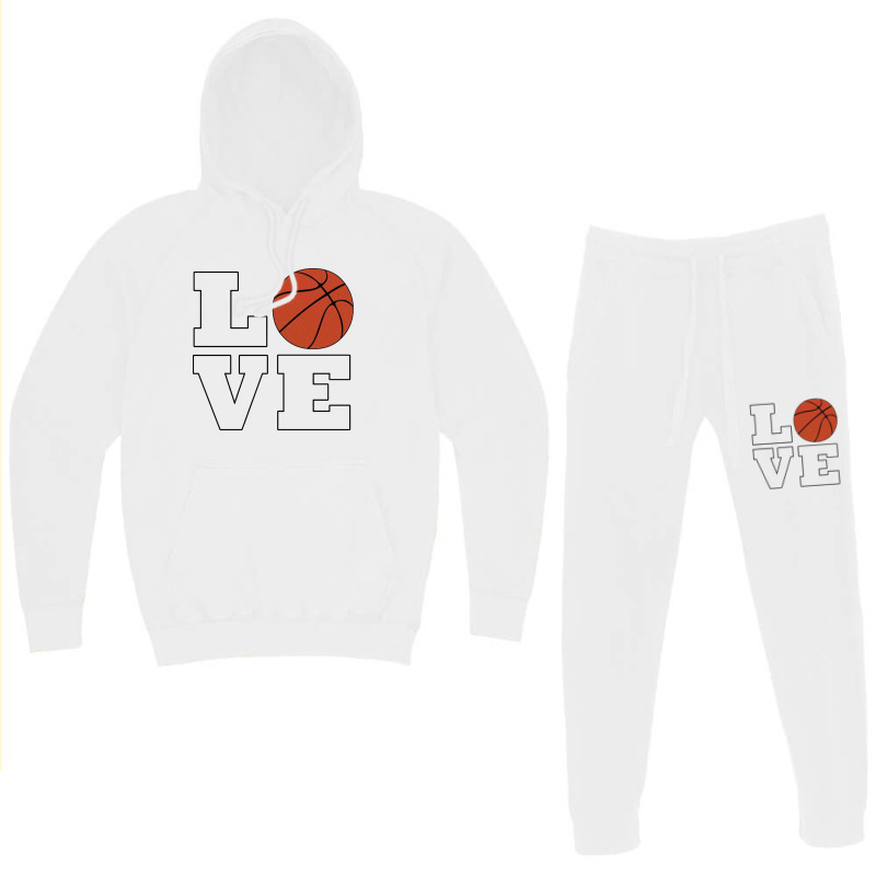 Basketball Love Hoodie & Jogger Set | Artistshot