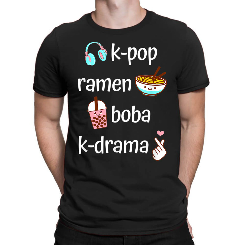 Cute Kawaii K Pop Ramen Boba Bubble Tea K Drama Lover T-shirt | Artistshot