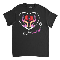 Womens Dialysis Technician Nurse   Heartbeat Kidney Dialysis Nurse T S Classic T-shirt | Artistshot