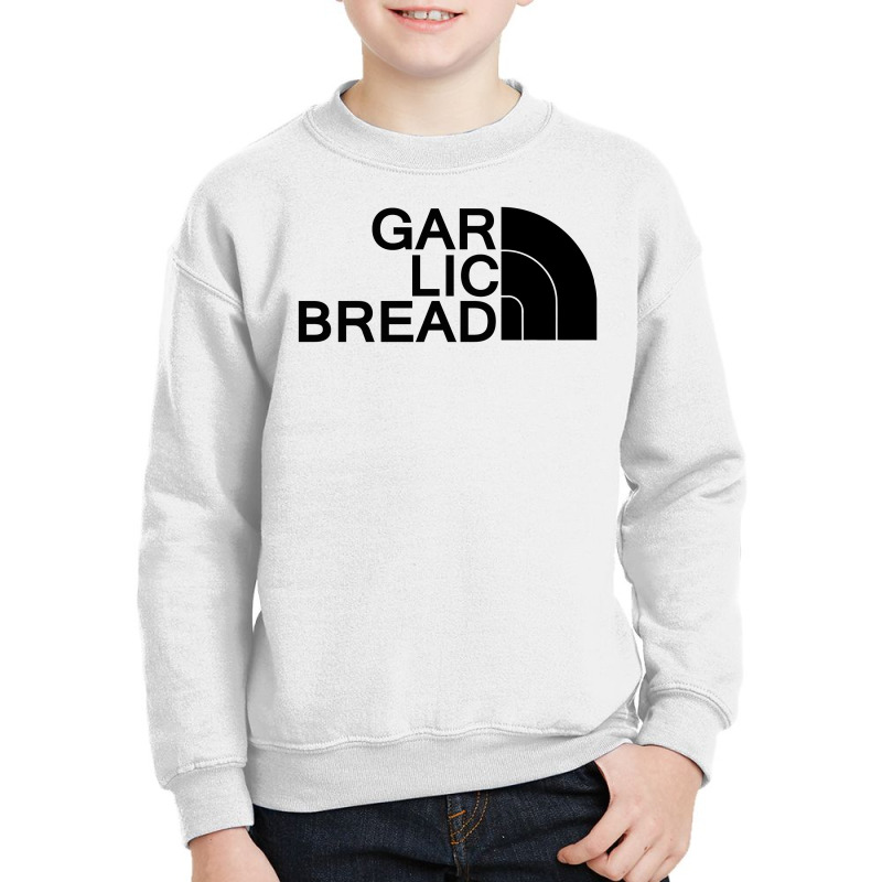 Gar Lic Bread Black Youth Sweatshirt | Artistshot