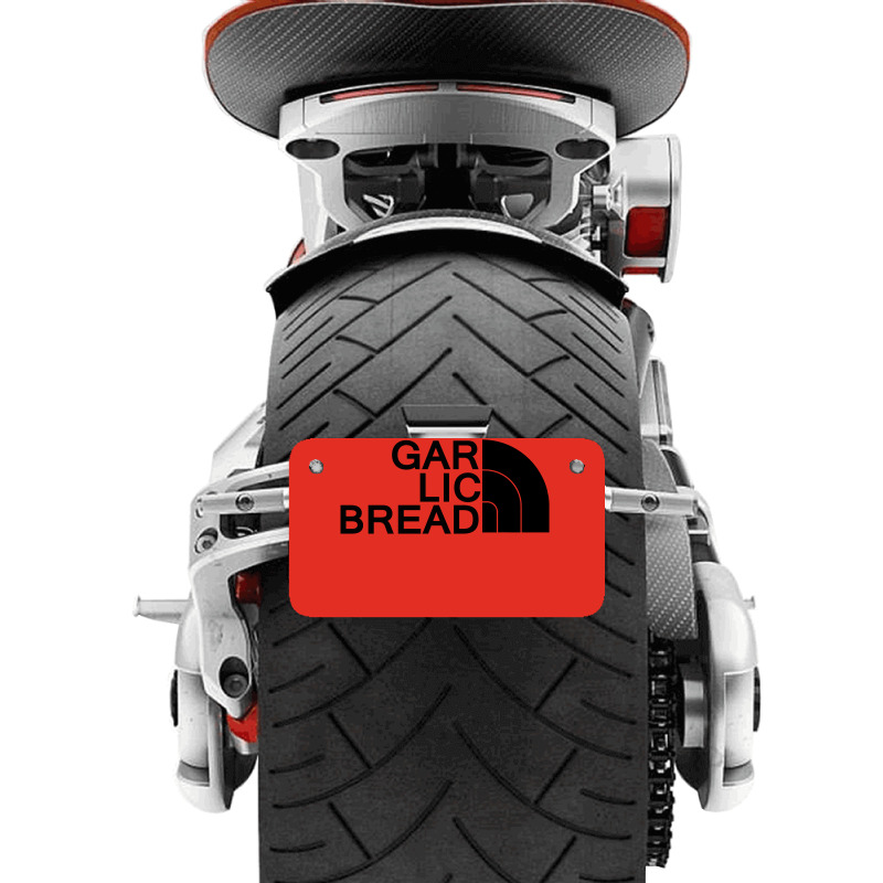 Gar Lic Bread Black Motorcycle License Plate | Artistshot