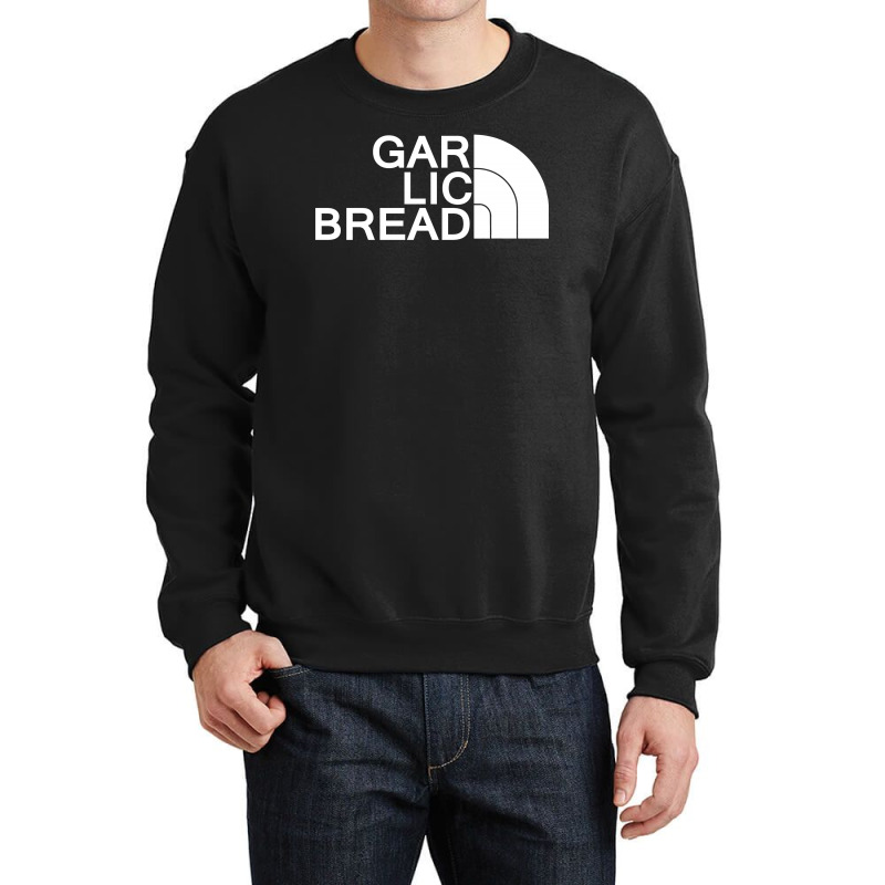 Gar Lic Bread White Crewneck Sweatshirt | Artistshot